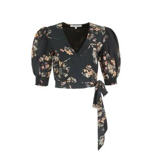 SUPER NATURAL by SECRET MISSION
Cape Town Bleeker Floral Wrap Top Size M